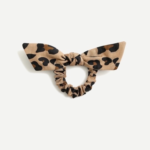 NWT J. Crew Leopard Knotted Hair Tie - Picture 1 of 2